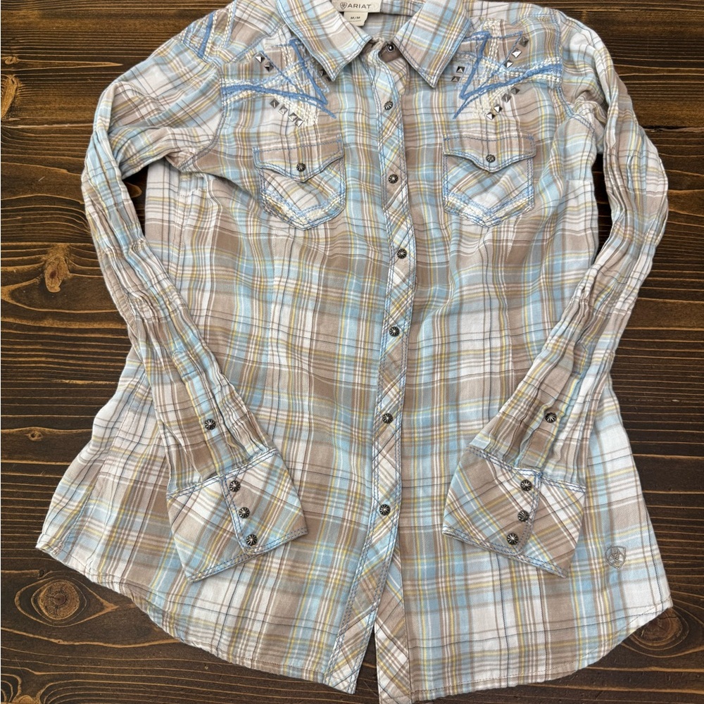 Ariat Plaid Button-Up Shirt